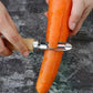 Stainless Steel Peeler with Wooden Handle - for Fruit & Vegetable (Tomato/Pear/Apple/Potato)