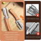 Stainless Steel Vegetable Peeler with Wooden Handle - Sharp Blade & Bottle Opener