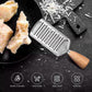 Wooden Handle Cheese Grater & Vegetable Slicer - Potato Peeler, Kitchen Tool