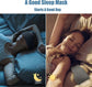 Super Soft Cotton Sleep Mask - Breathable, Adjustable, with Earplugs & Travel Pouch