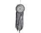 Hollow Round Moon Shape Tassel Dream Catcher Hanging Pendant Home Bedroom Decor- B