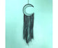 Hollow Round Moon Shape Tassel Dream Catcher Hanging Pendant Home Bedroom Decor- B