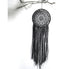 Hollow Round Moon Shape Tassel Dream Catcher Hanging Pendant Home Bedroom Decor- B