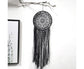 Hollow Round Moon Shape Tassel Dream Catcher Hanging Pendant Home Bedroom Decor- B