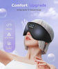 3D Sleep Mask with Bluetooth Headphones - Wireless 5.4, 13H Playtime, Light Blocking