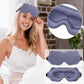 Washable Sleep Mask for Side Sleeping - Adjustable Strap, Breathable, Travel