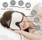 3D Light Blocking Sleep Mask - Padded, Sleep Aid, Memory Foam