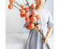 Artificial Flower 7/6 Heads Persimmon Branch Home Wedding Party Festival Decor
