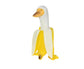 Duck Resin Statue Banana Duck Shape Unique Design Waterproof Duck Gardening Decoration for Outdoor