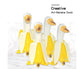 Duck Resin Statue Banana Duck Shape Unique Design Waterproof Duck Gardening Decoration for Outdoor