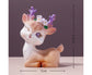 Cartoon Small Deer Resin Reindeer Craft Miniature Desktop Ornaments Car Decor- B