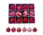 12Pcs 5.5cm Glitter Baubles Balls Christmas Tree Ornament Party Hanging Decor-Green