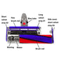 For Dyson V6-V11 Brush Bar Vacuum Cleaner Soft Roller Head Parts