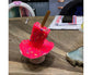 Resin Ornament Artificial Home Decoration DIY Melting Ice Cream Sculpture Art Craft for Table-Red