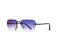 Fashion Rimless Sunglasses Women Luxury Brand Sun Glasses Female Eyewear Square Retro Lens UV400 Men Glasses