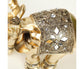 Eye-catching Elephant Figurine Fine Symbol Resin Elegant Elephant Trunk Sculpture for Home-Golden S