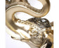 Eye-catching Elephant Figurine Fine Symbol Resin Elegant Elephant Trunk Sculpture for Home-Golden S