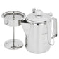 1.2L 9-Cup Stainless Steel Camping Percolator Coffee Pot Stovetop Coffee Maker 1Pc