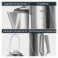 1.2L 9-Cup Stainless Steel Camping Percolator Coffee Pot Stovetop Coffee Maker 1Pc
