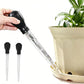 2Pcs Flower Pot Tray Water Remover Suction Drainer Tool Clear Scale Rubber Bulb