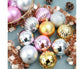 12Pcs Xmas Tree Decorative Ball Hanging Pendant Home Ornaments New Year Gift-Antique Brass