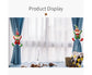 Cartoon Curtain Buckle Door Handle Pendant Holiday Decor Christmas Ornament Gift-Green