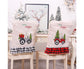 Merry Christmas Tree Car Dinner Chair Seat Cover Holiday Party Xmas Decoration-Red Black