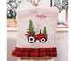 Merry Christmas Tree Car Dinner Chair Seat Cover Holiday Party Xmas Decoration-Red Black