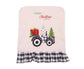 Merry Christmas Tree Car Dinner Chair Seat Cover Holiday Party Xmas Decoration-Red Black