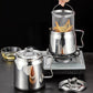 1.5L Stainless Steel Oil Filter Pot, Bacon Grease Container with Strainer for Kitchen