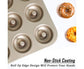 Mini Donut Pan - Nonstick 6 Cavity - Carbon Steel