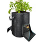 1 Pack 15 Gal Potato Grow Bags with Dual Harvest Windows Reinforced Handles Planter