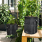 1 Pack 15 Gal Potato Grow Bags with Dual Harvest Windows Reinforced Handles Planter