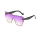 New Fashion One-piece Sunglasses Women Classic Big Frame Retro Punk Style Glasses Men&