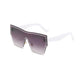 New Fashion One-piece Sunglasses Women Classic Big Frame Retro Punk Style Glasses Men&