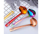 Stainless Steel Duck Mouth Oil Spoon Hanging Hot Pot Soup Ladle Scoop Tableware-Rose Gold