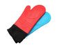 Kitchen Anti-sbabies Heat Resistant Silicone Glove Oven Pot Baking Cooking Mitt-Orange