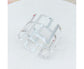 6Pcs Napkin Buckle Exquisite Elegant Fashion Table Decoration Napkin Rings for Kitchen-Silver