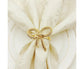 6Pcs Simple Bowknot Napkin Ring Buckle Holder Wedding Banquet Party Table Decor-Golden