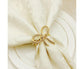 6Pcs Simple Bowknot Napkin Ring Buckle Holder Wedding Banquet Party Table Decor-Golden