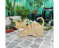 Flower Pot Cat Shape Garden Decoration - F