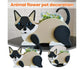 Flower Pot Cat Shape PVC Plant Pot - B