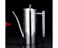 Olive Oil Dispenser Stainless Steel Oil Pot Bottle Oil Vinegar Can straight handle 700ml