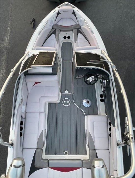 2006-2012 Mastercraft X15 Cockpit Pad Boat EVA Foam Faux Teak Deck Floor Mat SeaDek MarineMat Gatorstep Style Self Adhesive