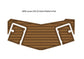 2006 Larson 228 LXI Swim Platform Step Pad Boat EVA Foam Teak Deck Floor Mat SeaDek MarineMat Gatorstep Style Self Adhesive
