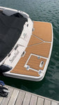 2016 Regal 1900 ES Swim Platform Cockpit Pad Boat EVA Foam Faux Teak Deck Floor Mat Seadek MarineMat Gatorstep Style Self Adhesive