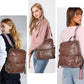 Brown Fashionable Large-Capacity Women&