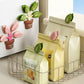 Household Food Bag Freshness Sealing Clips, Creative Plant Pot Magnetic Clips, Multifunctional Fridge Magnet Clips, Cute Leaf-Shaped Food Bag Clips - Green
