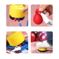 Portable foot-operated air pump, dual-port pump for both inflation and deflation, universal pump for balloons, swim rings, and inflatable toys, versatile air pump for parties and swimming gear, 95cm hose