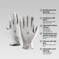 Equestrian Riding Gloves, Full-Palm Silicone Anti-Slip & Durable Touchscreen Model, Ice-Silk Cooling, Breathable, and UV-Protective, Suitable for Outdoor Sports, Driving, and Training—Black-L